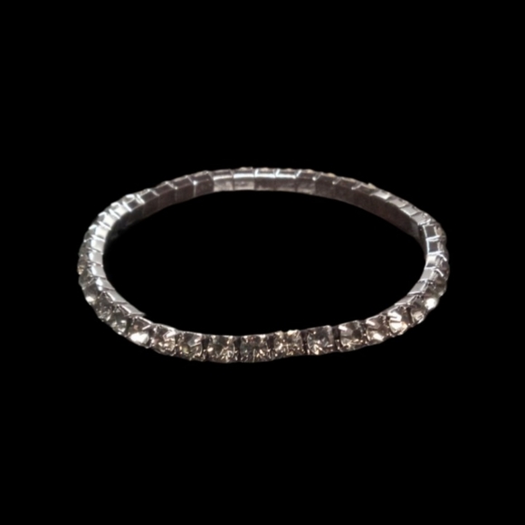 Black Jeweled Trio of Bracelets - Picture 4 of 6